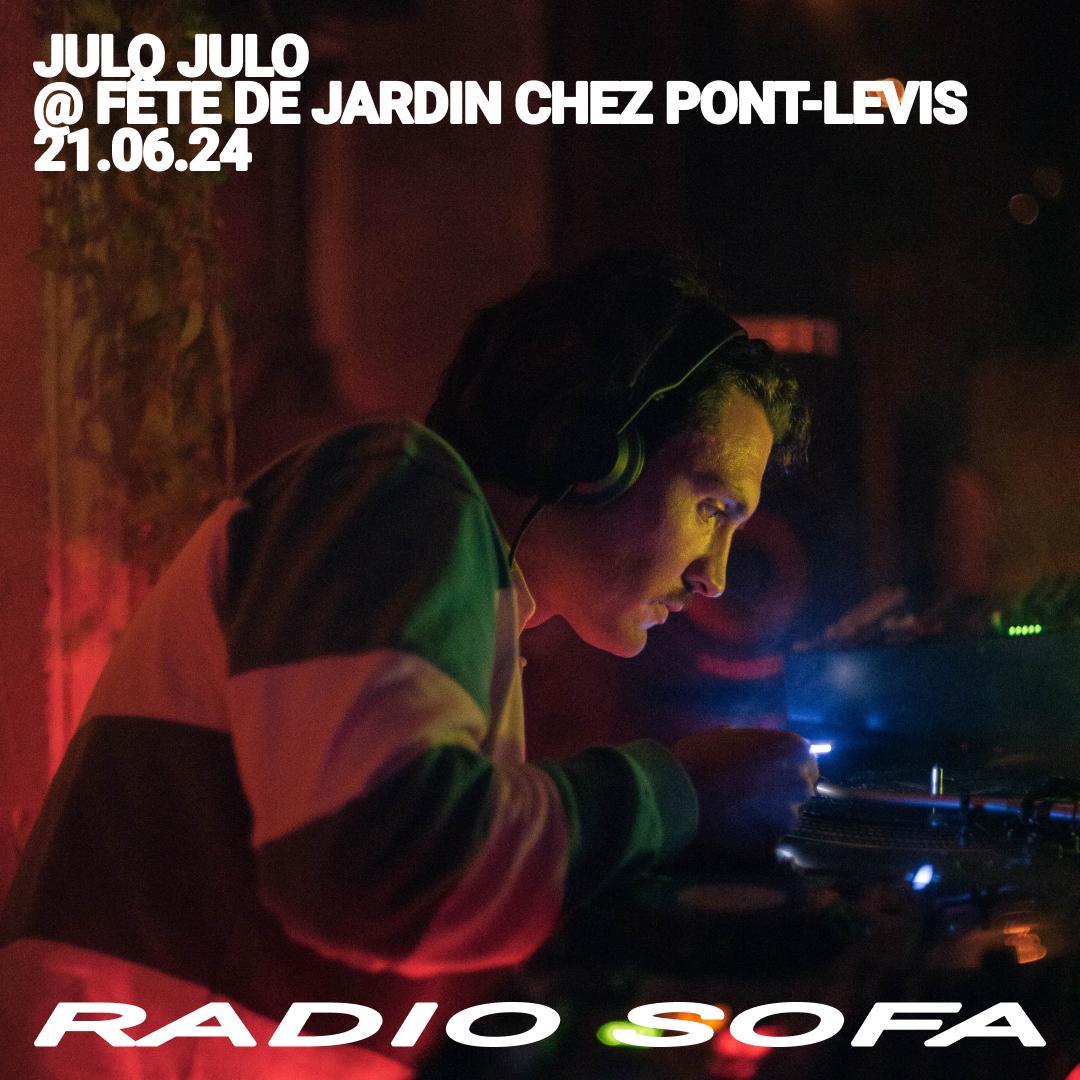 Fête de Jardin Chez Pont-Levis : julo julo (21.06.24)