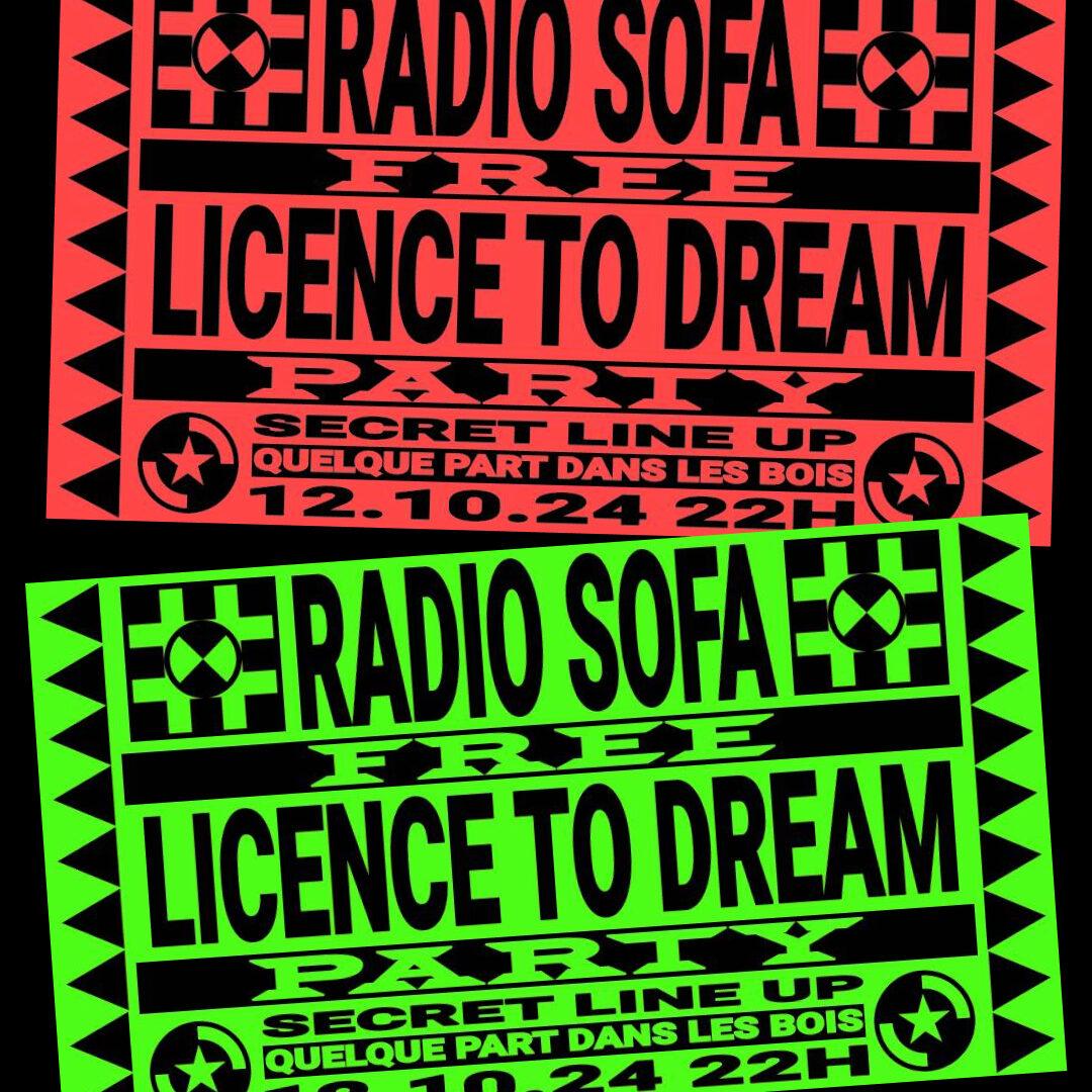 FREE PARTY RADIO SOFA & LICENCE TO DREAM @ QUELQUE PART DANS LES BOIS (12.04.24)